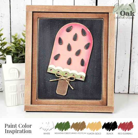 DIY Watermelon Popsicle Mini Sign *Insert ONLY*