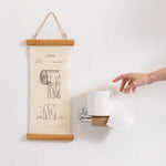 Toilet Paper Wall Hanging