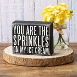 You Are the Sprinkles Box Sign