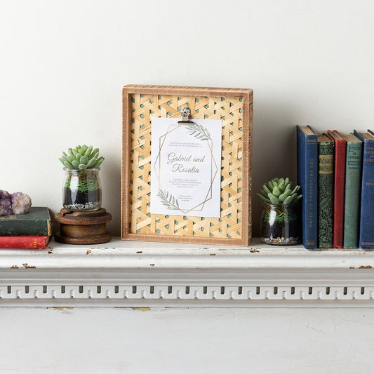 Boho Clip Photo Frame Sign
