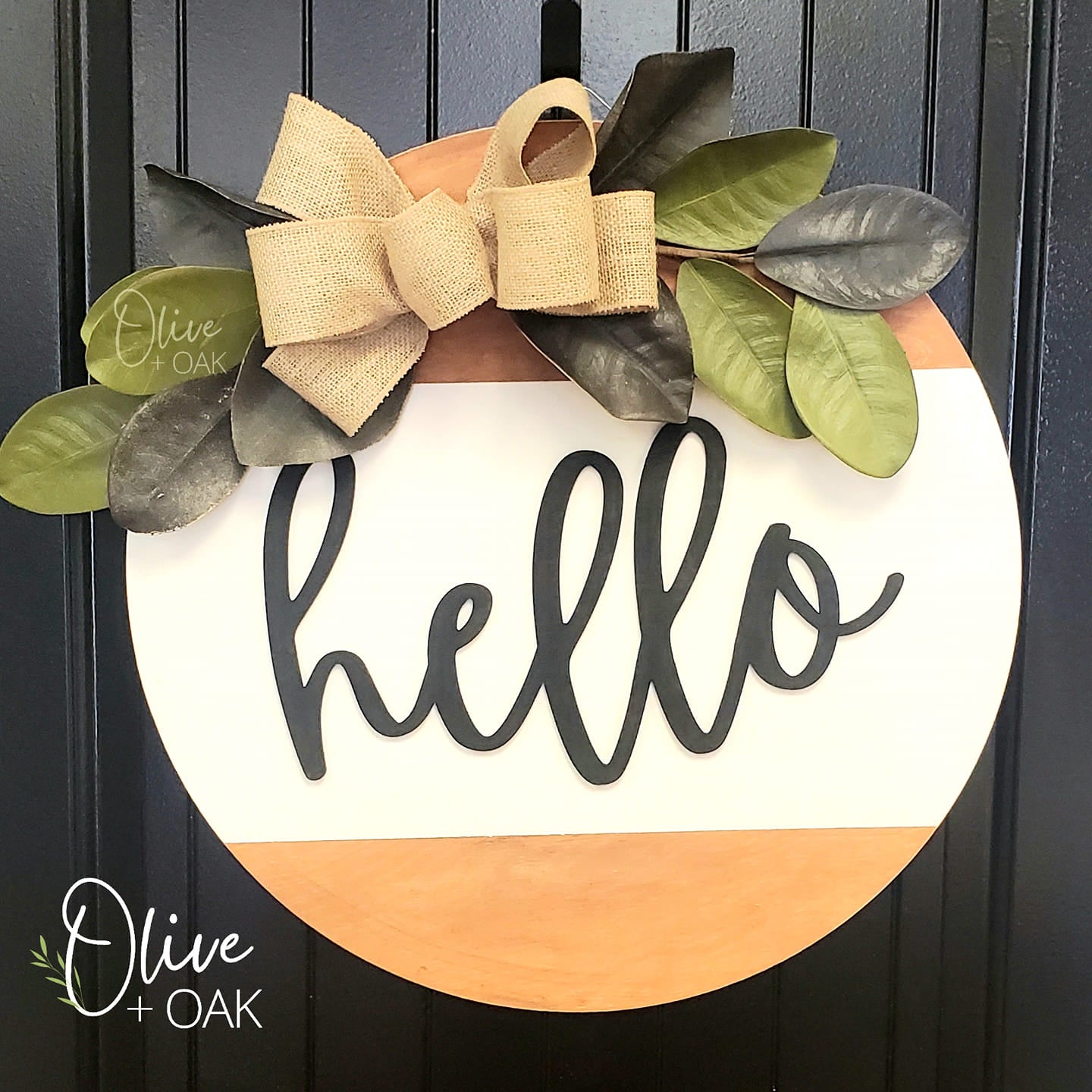 DIY Hello Door Hanger
