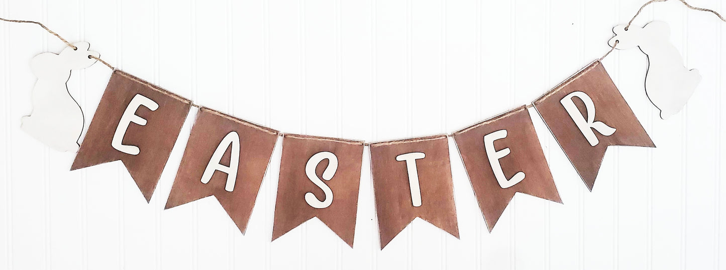 DIY Easter Bunny Banner