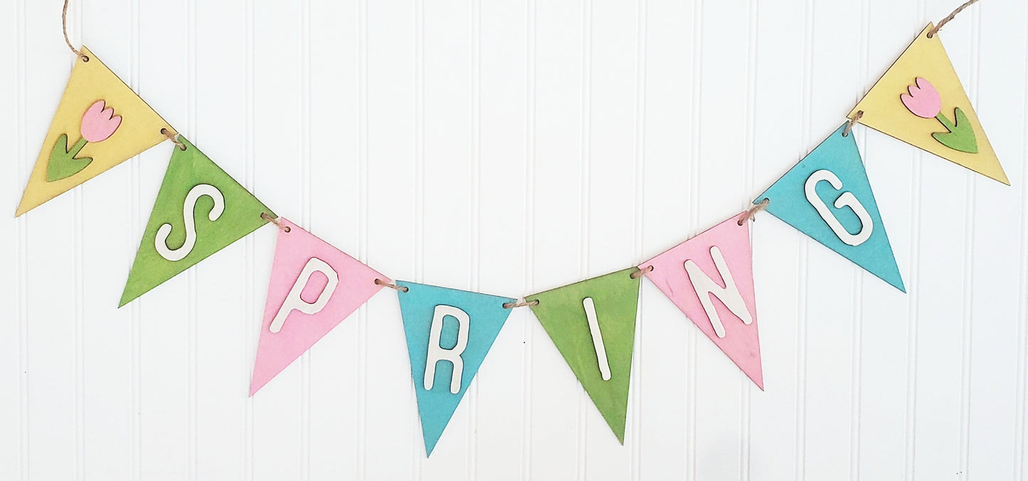 DIY Spring Banner