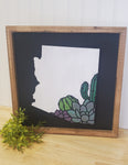3D Arizona w/ Color Cactus