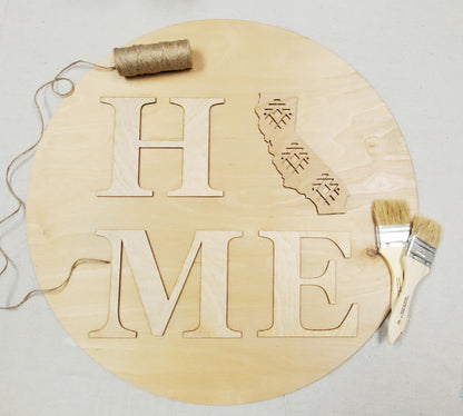 DIY Aztec Arizona Door Hanger