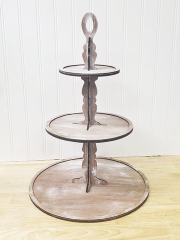 DIY 3 Tier Tray Stand Project