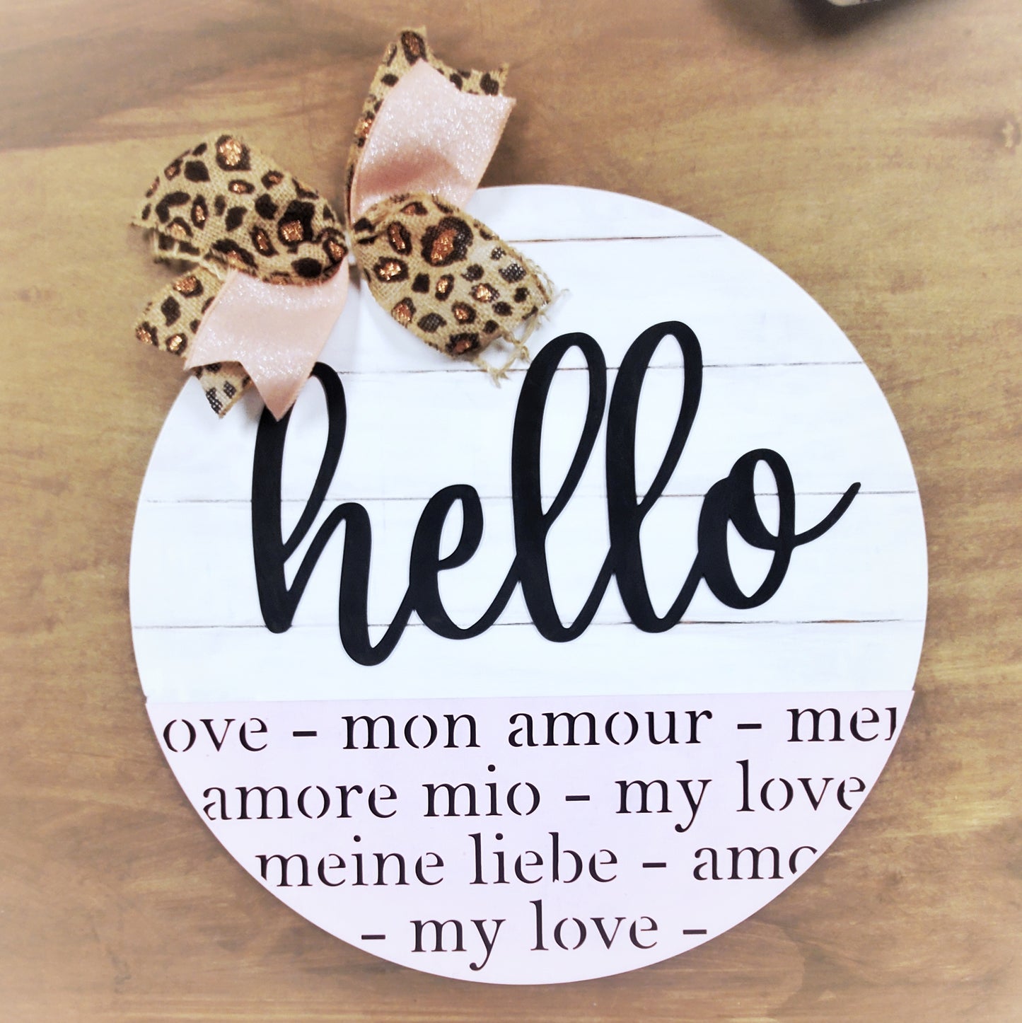 DIY Love Language Door Hanger