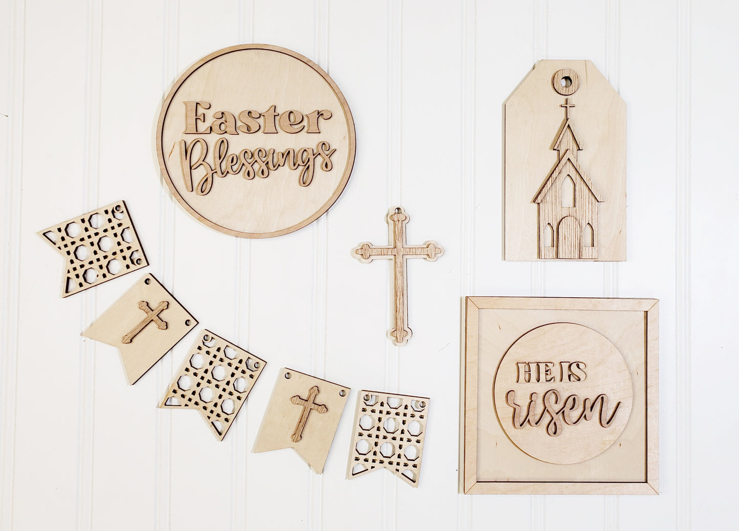 DIY He is Risen Tier Tray Set