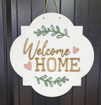 DIY Welcome Home Door Hanger