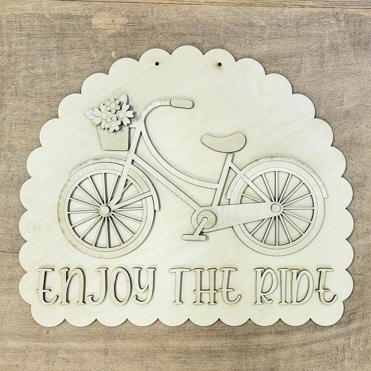 DIY Enjoy the Ride Door Hanger