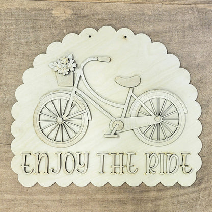 DIY Enjoy the Ride Door Hanger