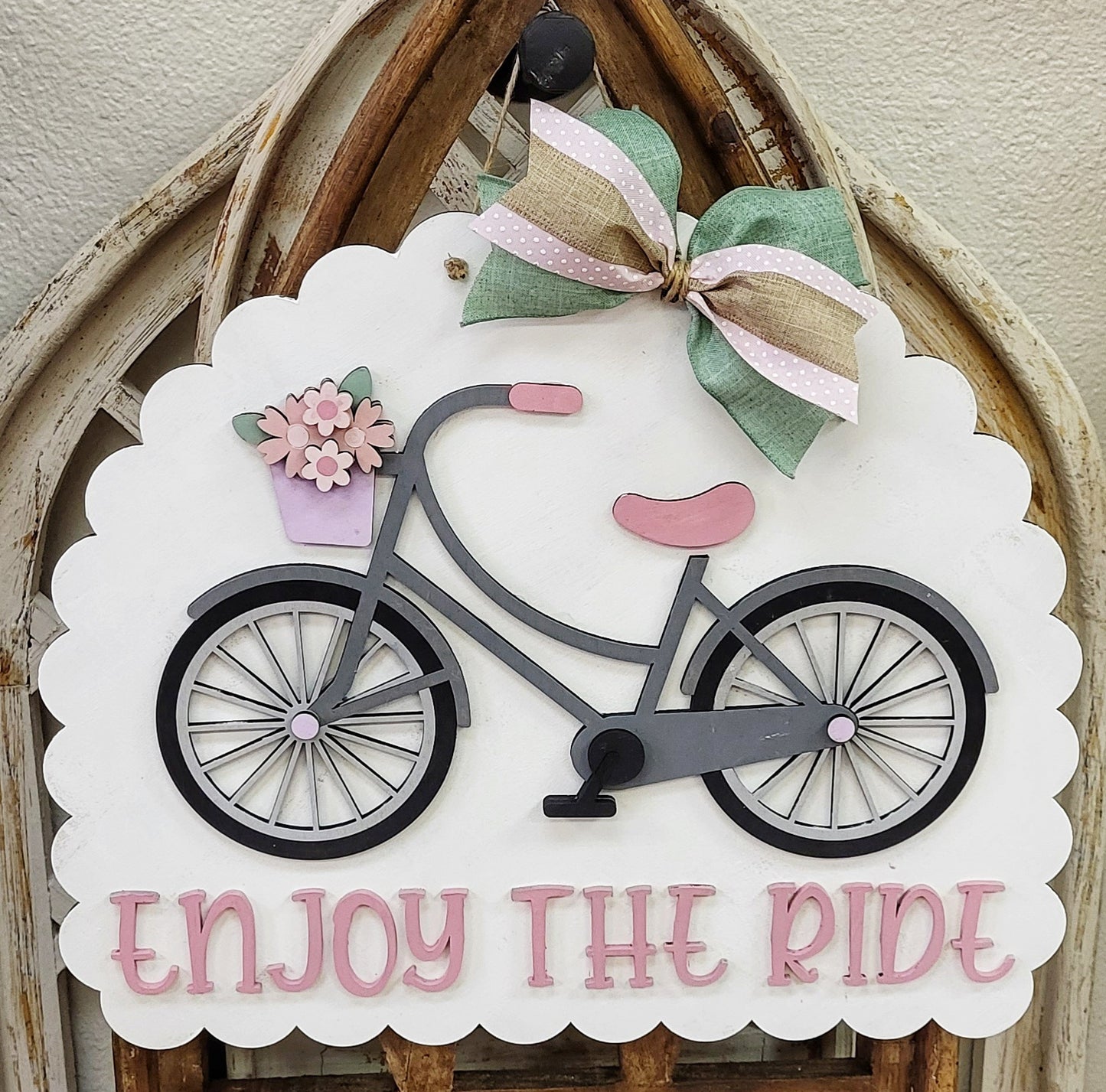 DIY Enjoy the Ride Door Hanger