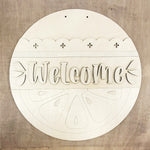 DIY Welcome Lemon Slice Door Hanger