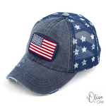 US Flag Star CC Cap