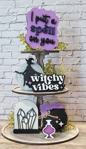 Witchy Tier Tray Pieces