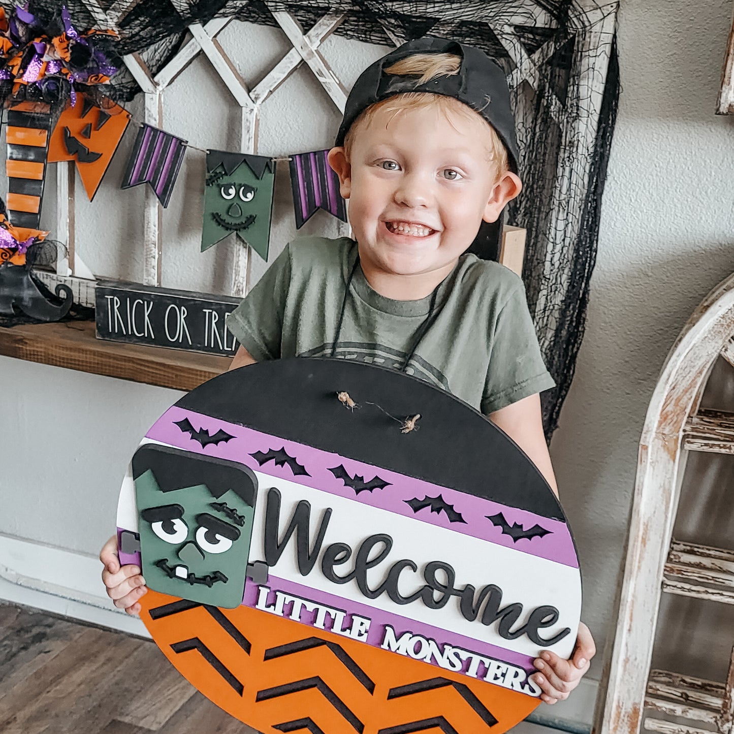 Little Monsters 18" Door Hanger