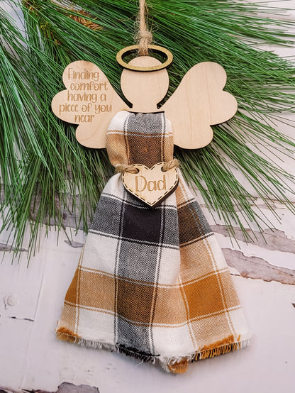 Keepsake Angel Ornament w/ Fabric Space