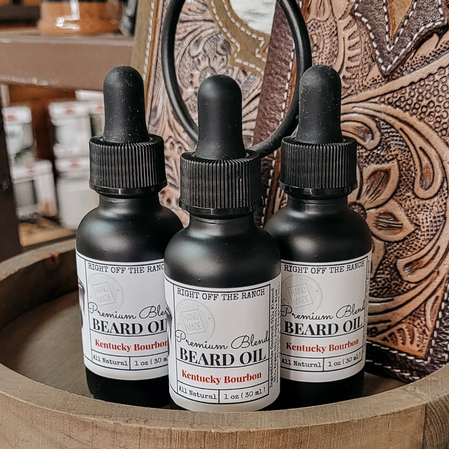 Kentucky Bourbon Beard Oil - Right Off the Ranch