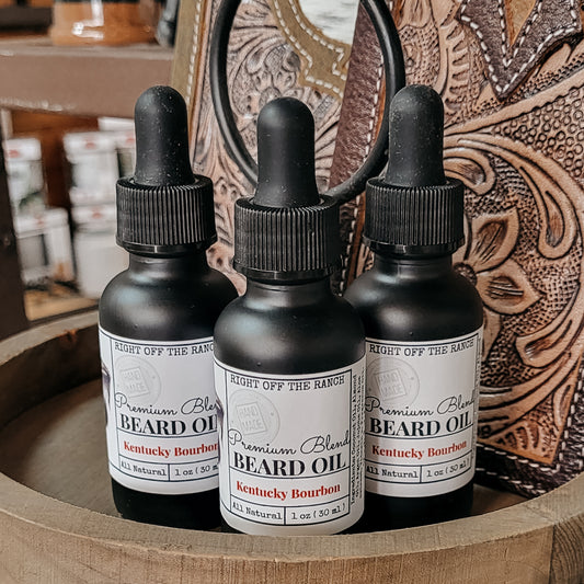Kentucky Bourbon Beard Oil - Right Off the Ranch