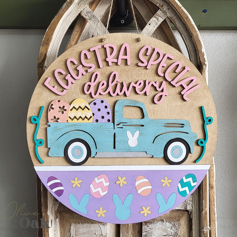 Eggstra Special Delivery Door Hanger
