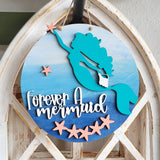 DIY Mermaid Round Hanger