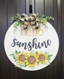 DIY Hello Sunshine Door Hanger