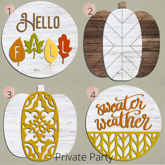 PRIVATE Door Hanger Workshop 8/4