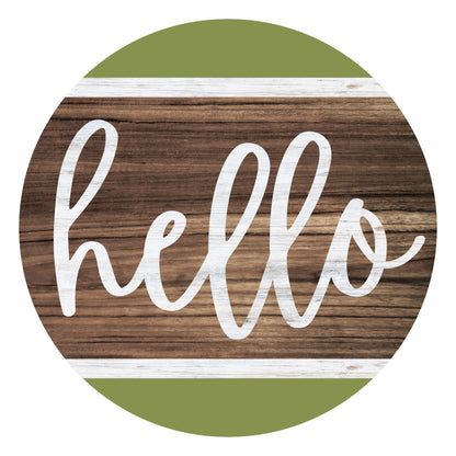 DIY Hello Door Hanger