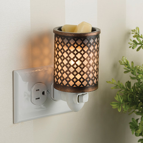 Moroccan Metal Pluggable Wax Warmer