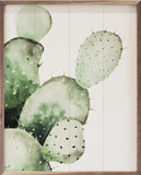 Watercolor Cactus Framed Sign 8x10