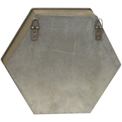 Vintage Galvanized Hexagon Pocket