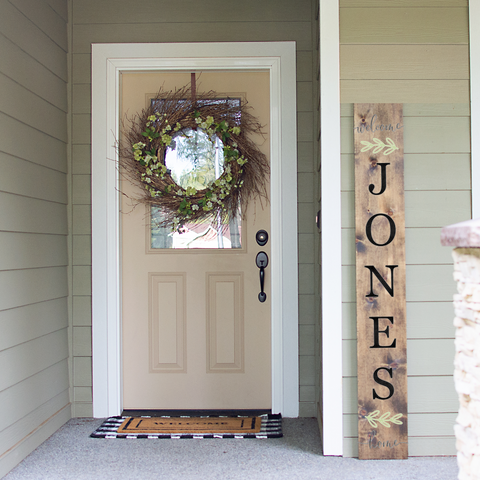 DIY Personalized 5' Porch Sign