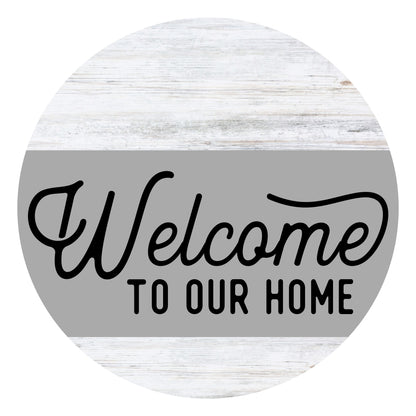DIY Welcome to Our Home Door Hanger