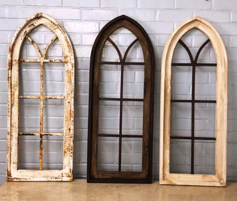Single Gothic w/ Iron Window
